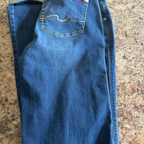 7 For All Mankind Blue Boot Cut Jeans Premium Denim